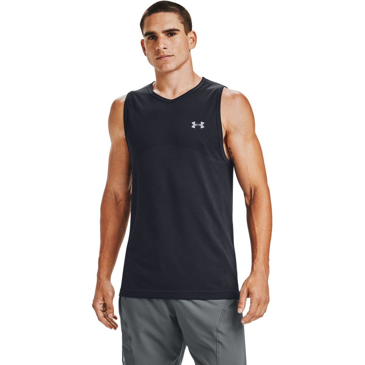 Polera sin Mangas UA Seamless para Hombre