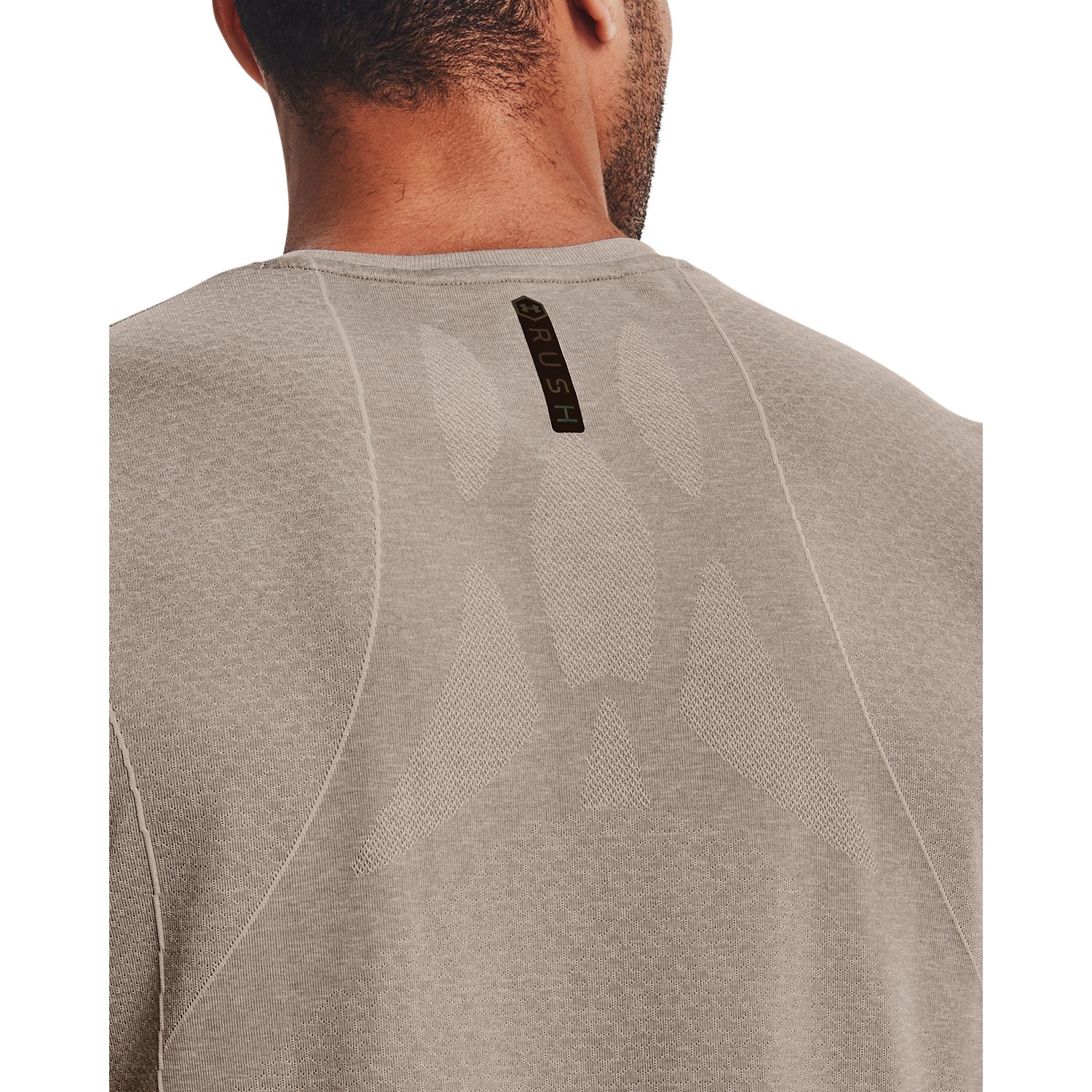 Polera Manga Corta UA RUSH™ Seamless Fitted para Hombre