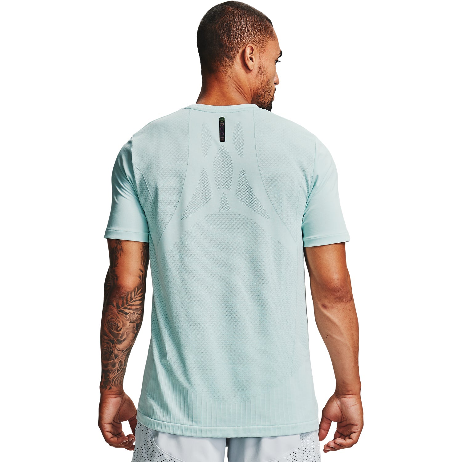 Polera Manga Corta UA RUSH™ Seamless Fitted para Hombre
