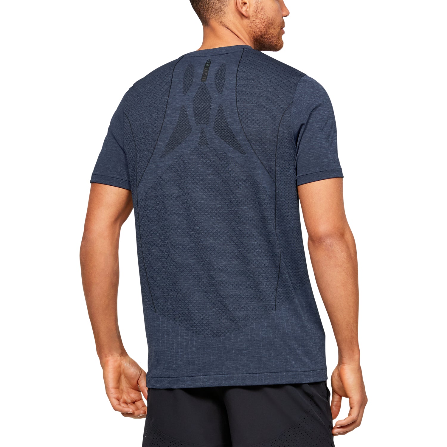 Polera Manga Corta UA RUSH™ Seamless Fitted para Hombre