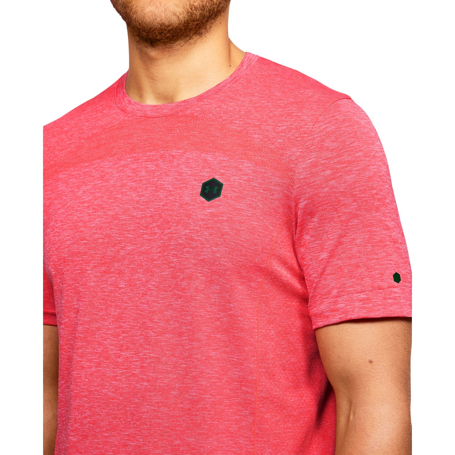 Polera Manga Corta UA RUSH™ Seamless Fitted para Hombre