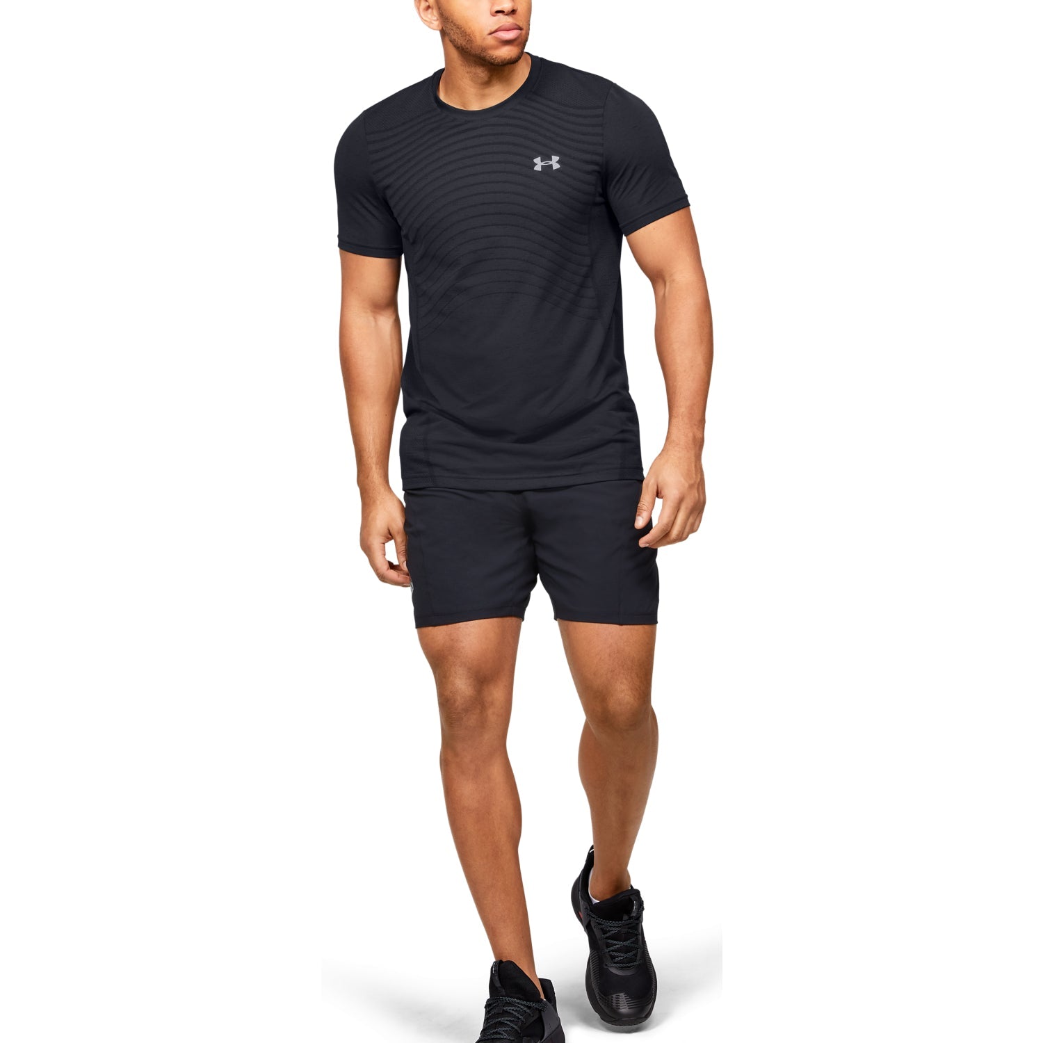 Polera Manga Corta UA Seamless Wave para Hombre