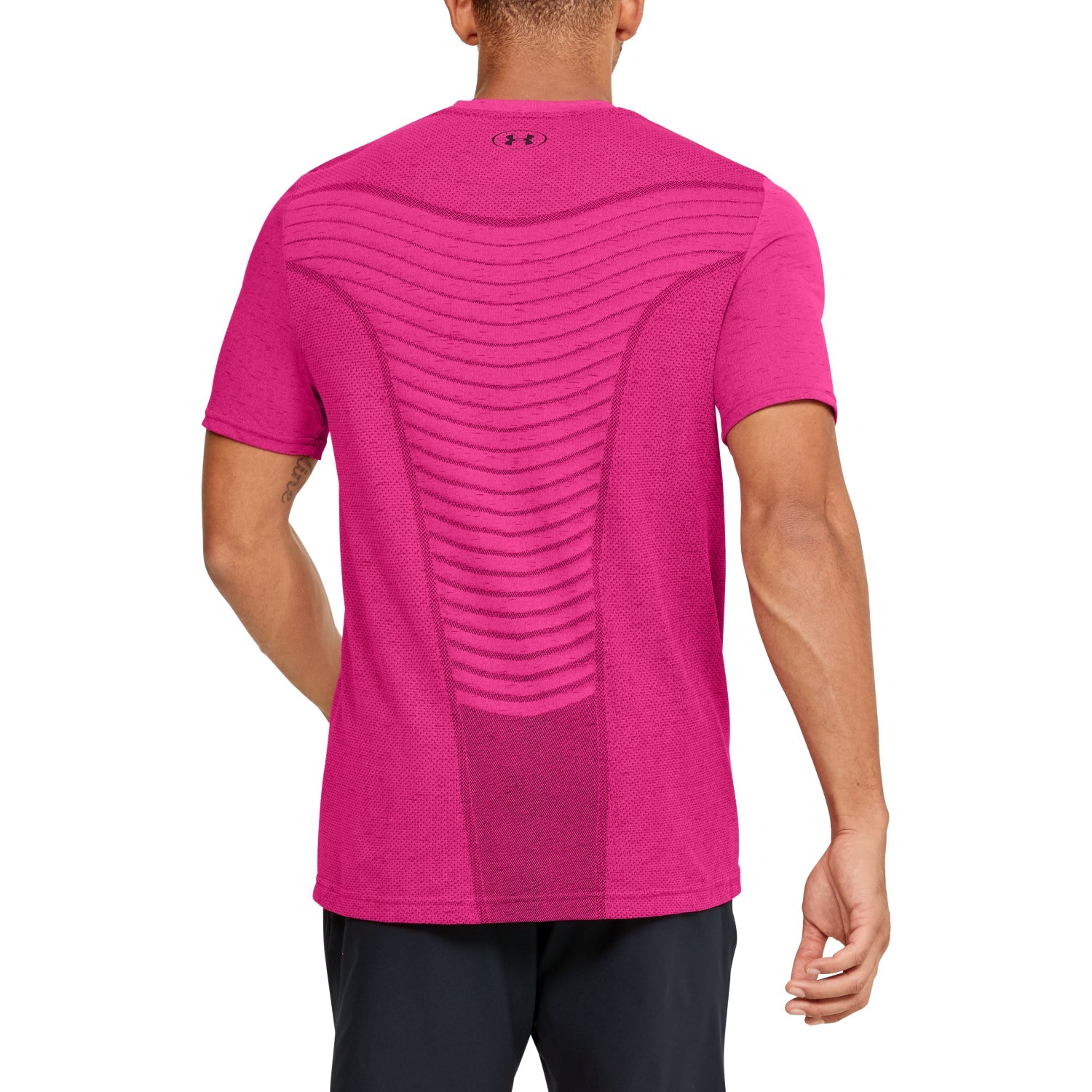 Polera Manga Corta UA Seamless Wave para Hombre