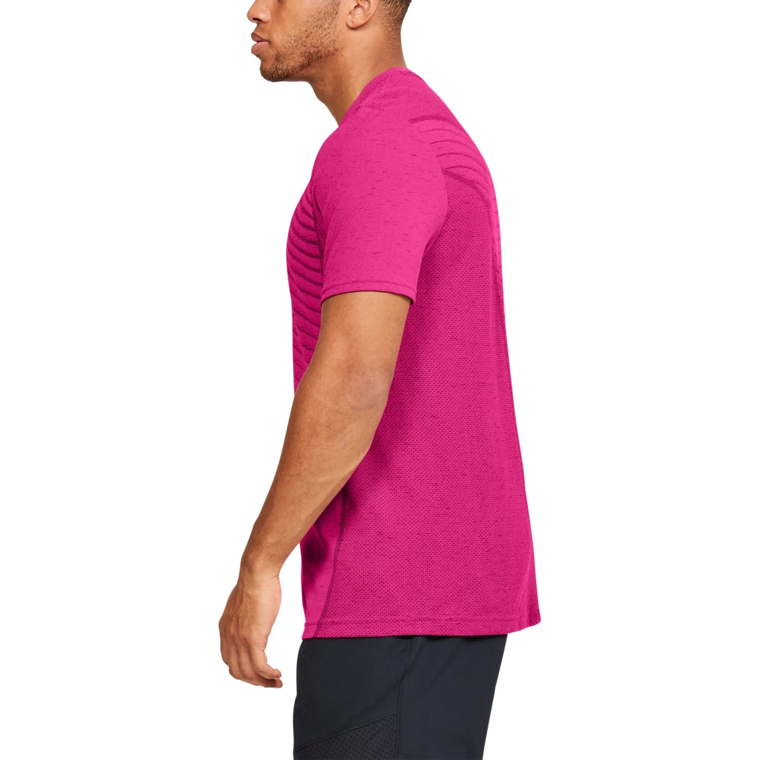 Polera Manga Corta UA Seamless Wave para Hombre