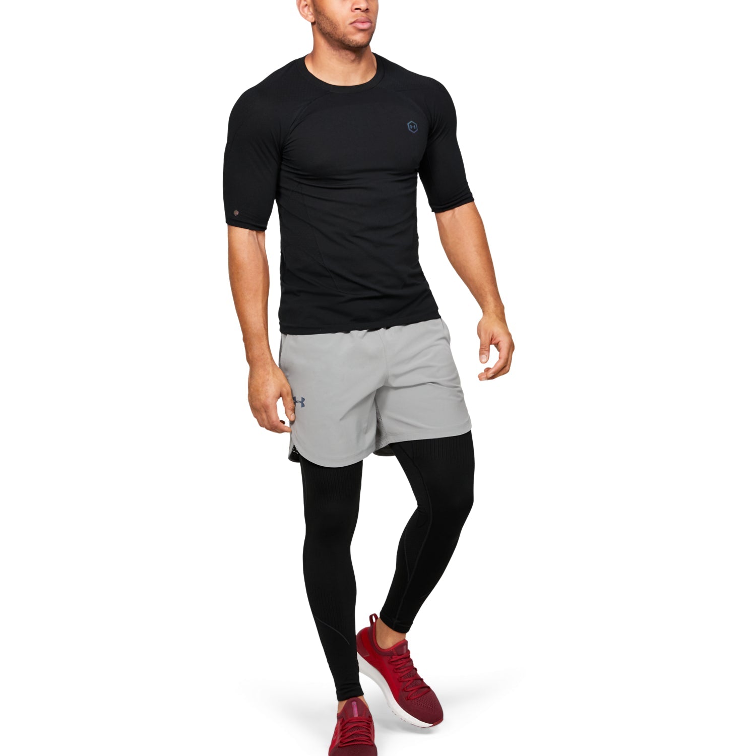 Polera Manga Corta UA RUSH™ Seamless Compression para Hombre