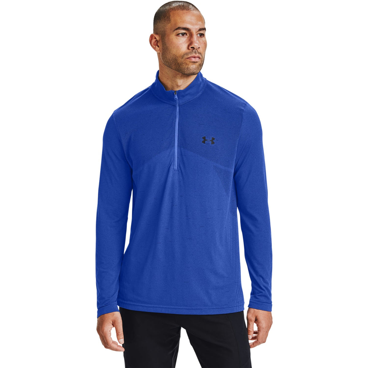 Polera UA Seamless ½ Zip para Hombre