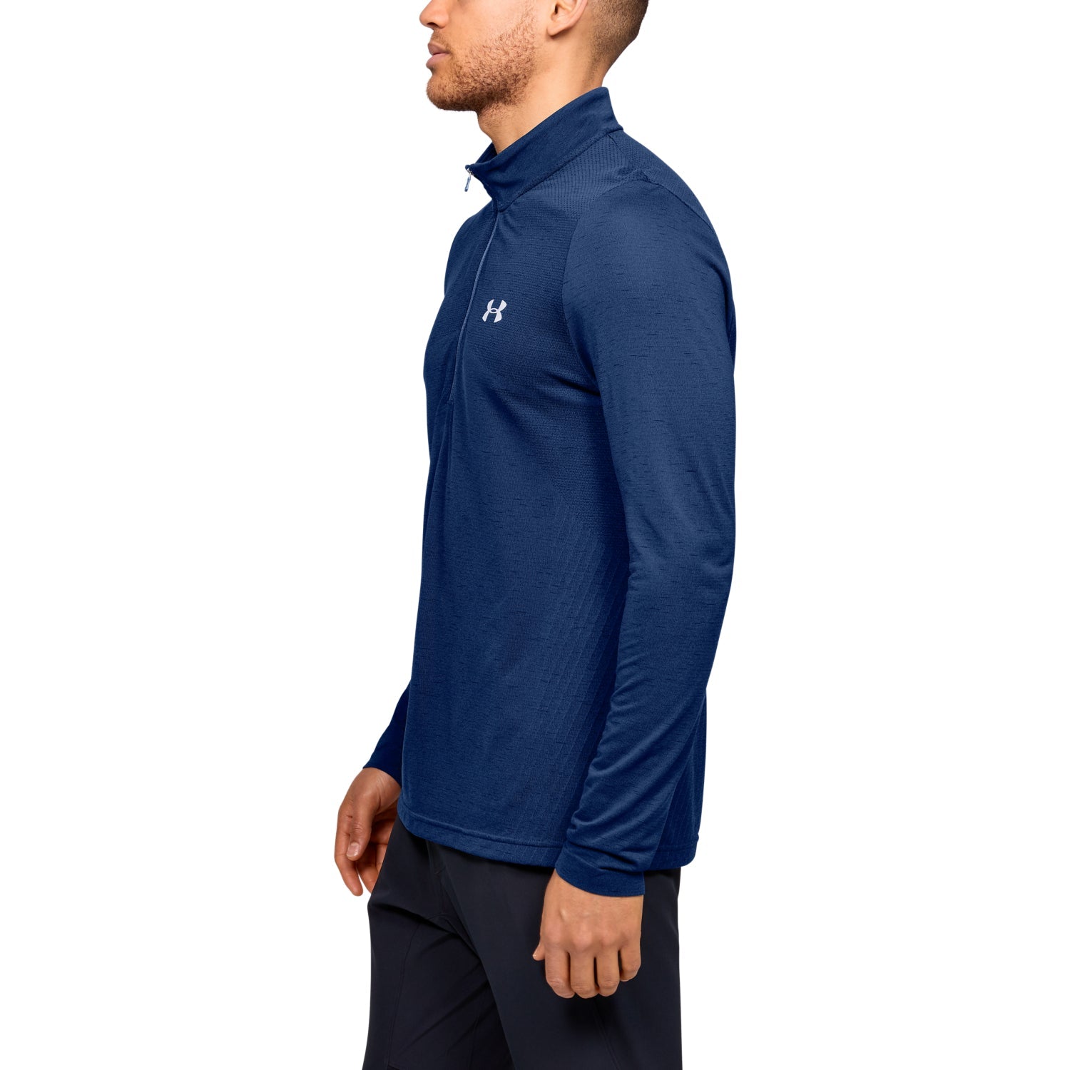 Polera UA Seamless ½ Zip para Hombre