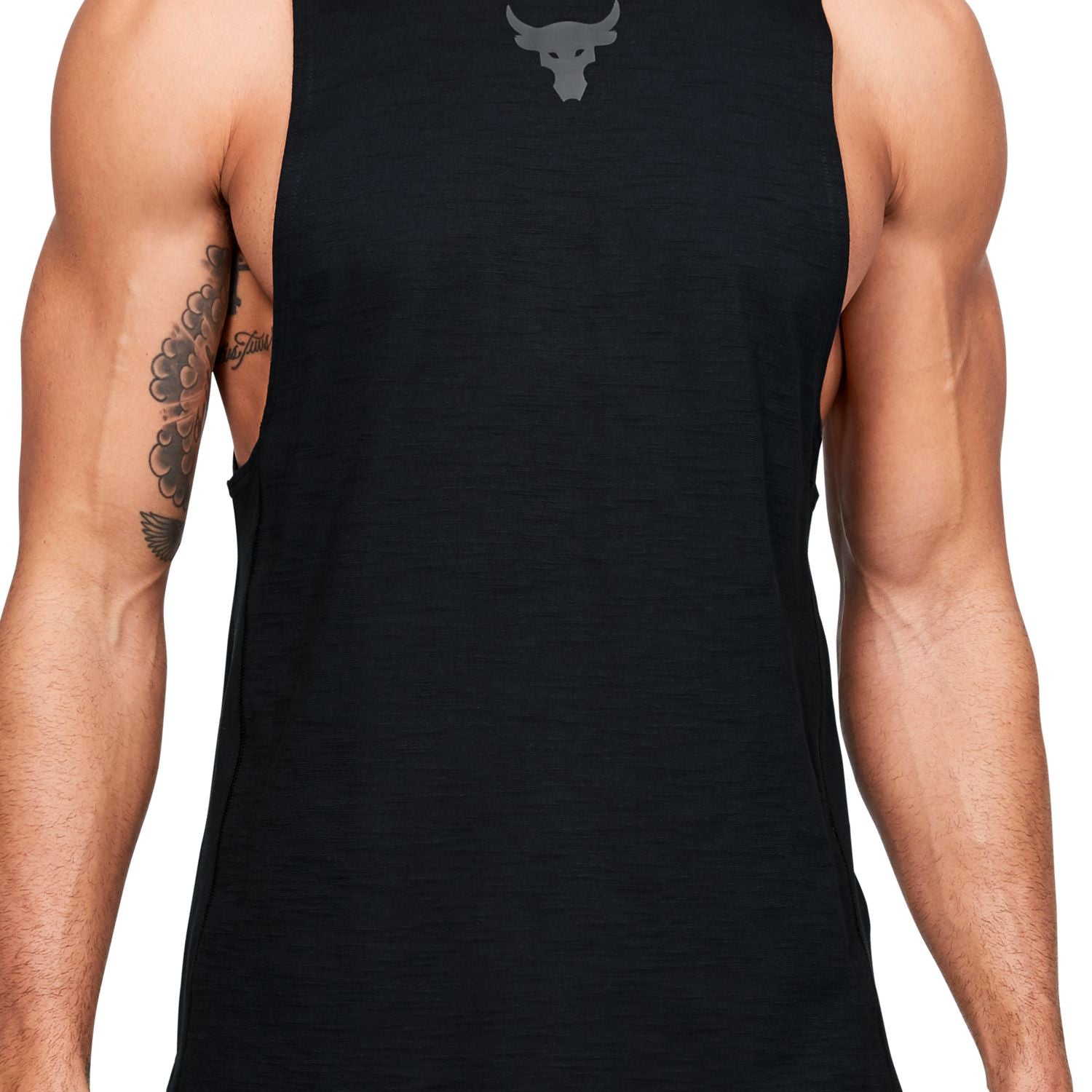 Polera sin Mangas Project Rock Charged Cotton® para Hombre