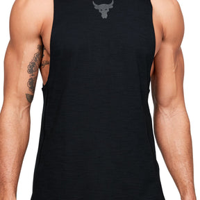 Polera sin Mangas Project Rock Charged Cotton® para Hombre