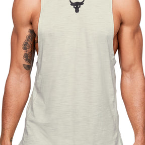 Polera sin Mangas Project Rock Charged Cotton® para Hombre