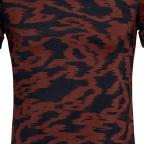 Polera Manga Corta UA RUSH™ HeatGear® Fitted Printed para Hombre