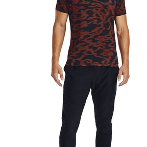 Polera Manga Corta UA RUSH™ HeatGear® Fitted Printed para Hombre