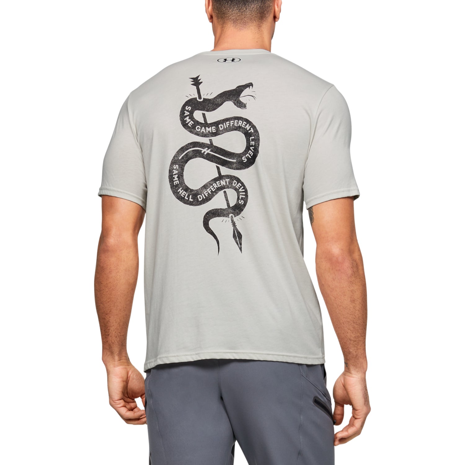 Polera Manga Corta Project Rock Snake para Hombre