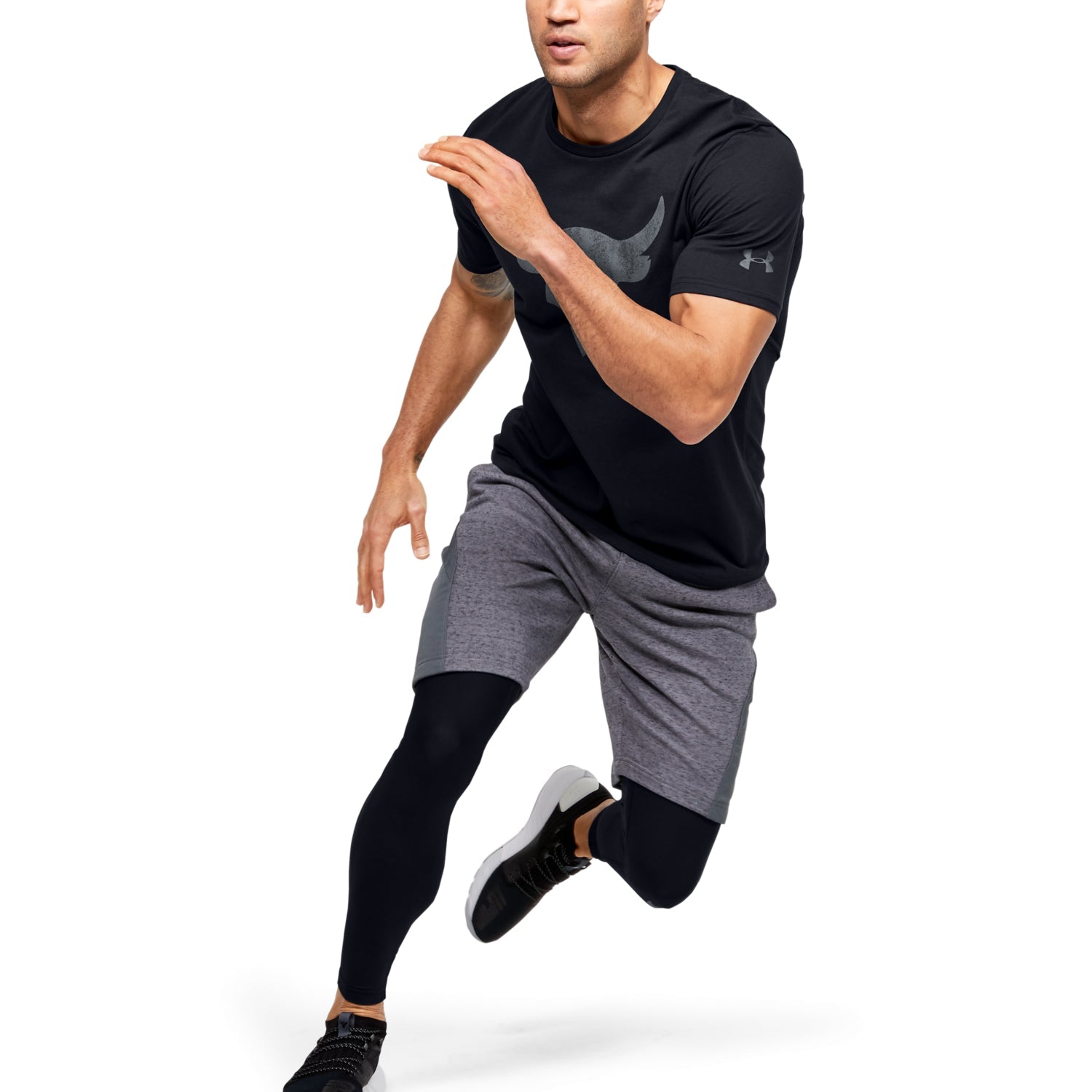 Polera Manga Corta Project Rock Brahma Bull para Hombre