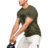 Polera Manga Corta Project Rock Brahma Bull para Hombre