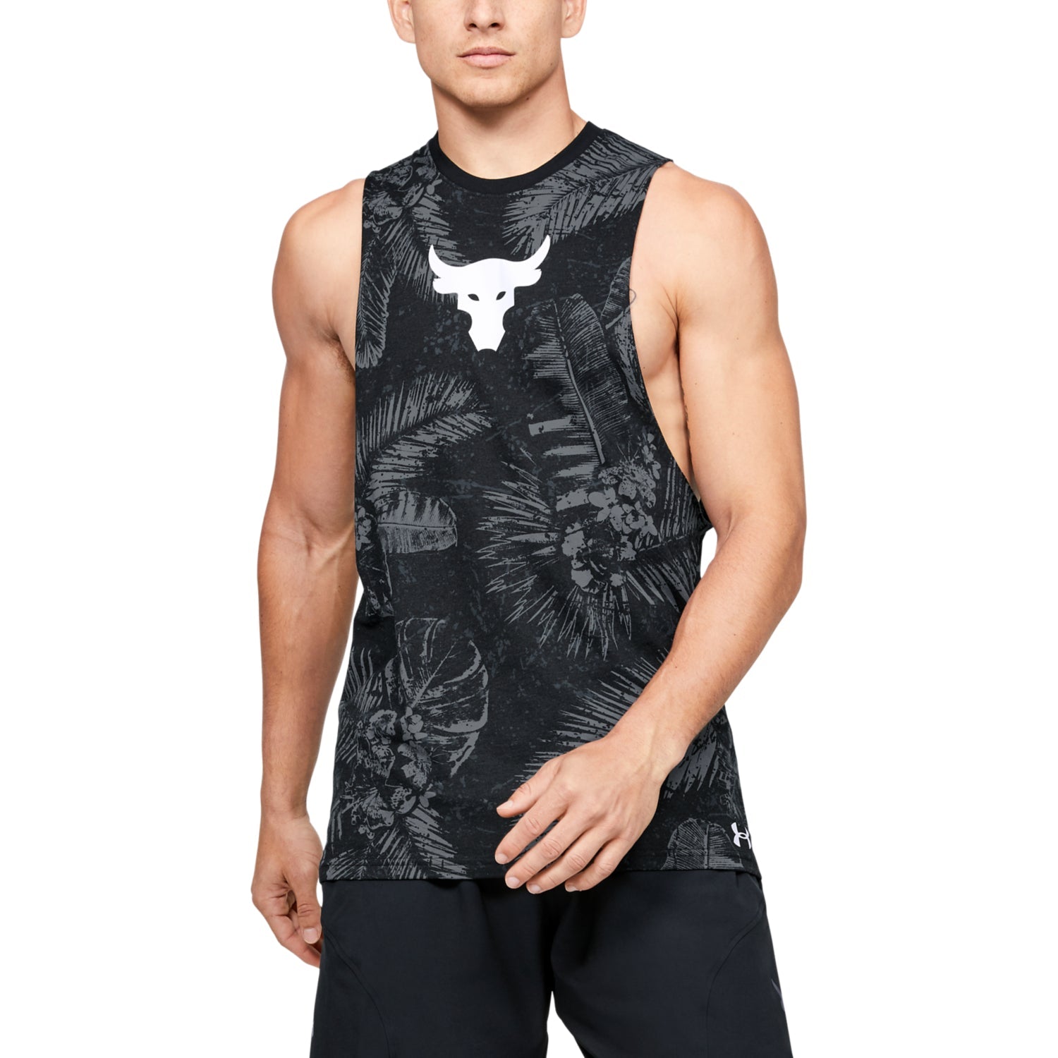 Polera sin Mangas Project Rock Aloha Camo para Hombre