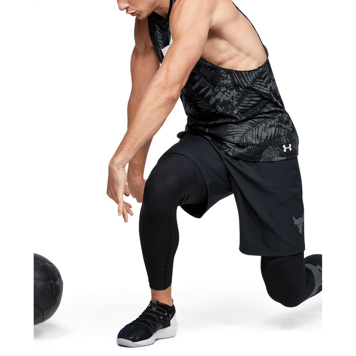 Polera sin Mangas Project Rock Aloha Camo para Hombre