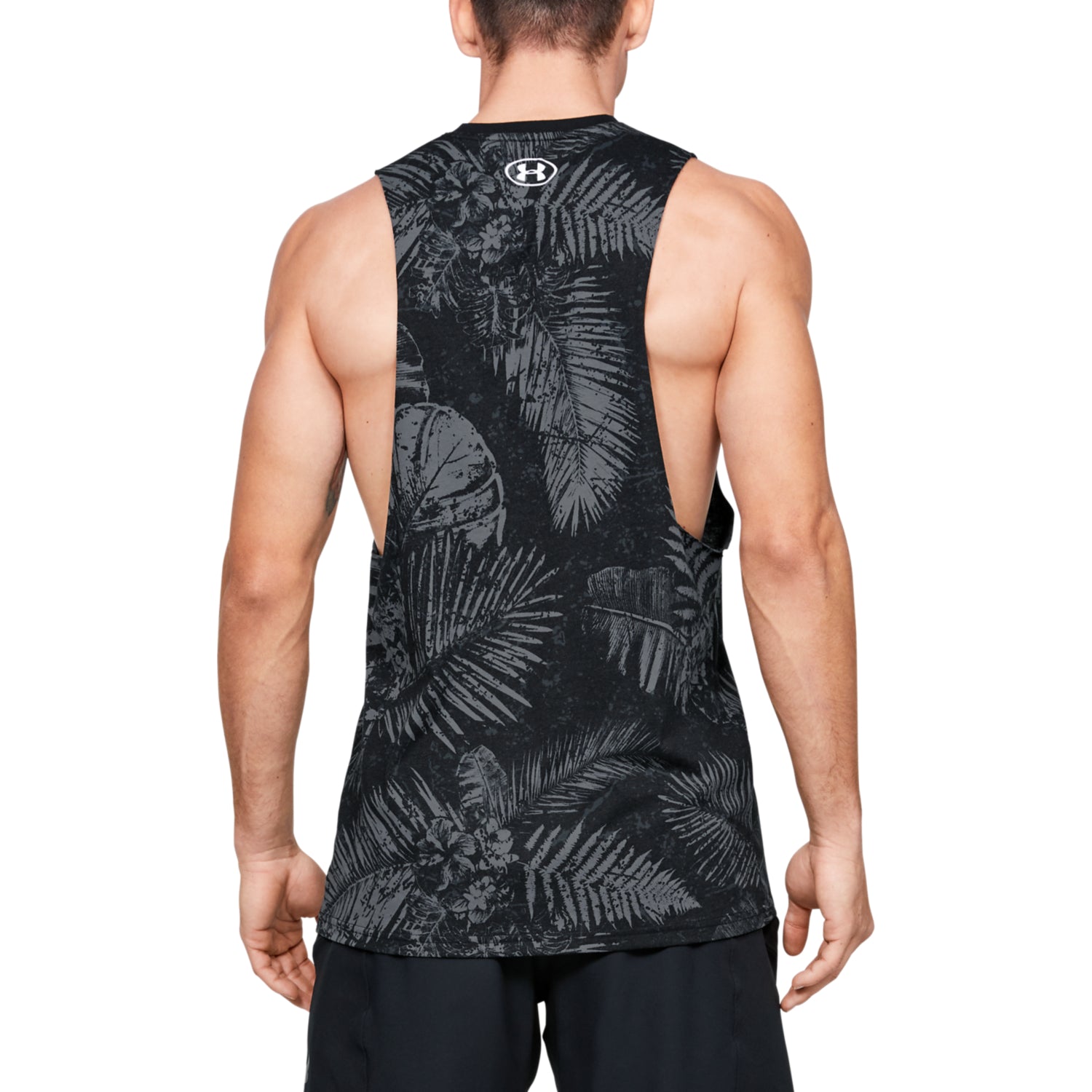 Polera sin Mangas Project Rock Aloha Camo para Hombre
