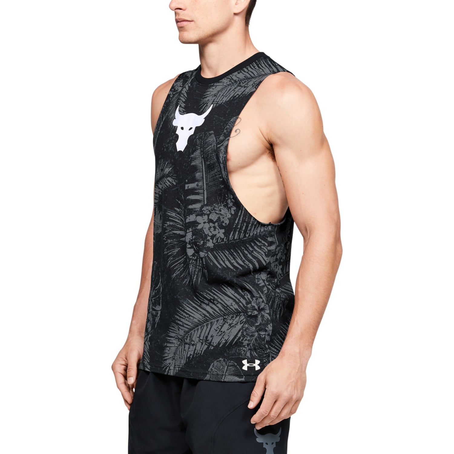 Polera sin Mangas Project Rock Aloha Camo para Hombre