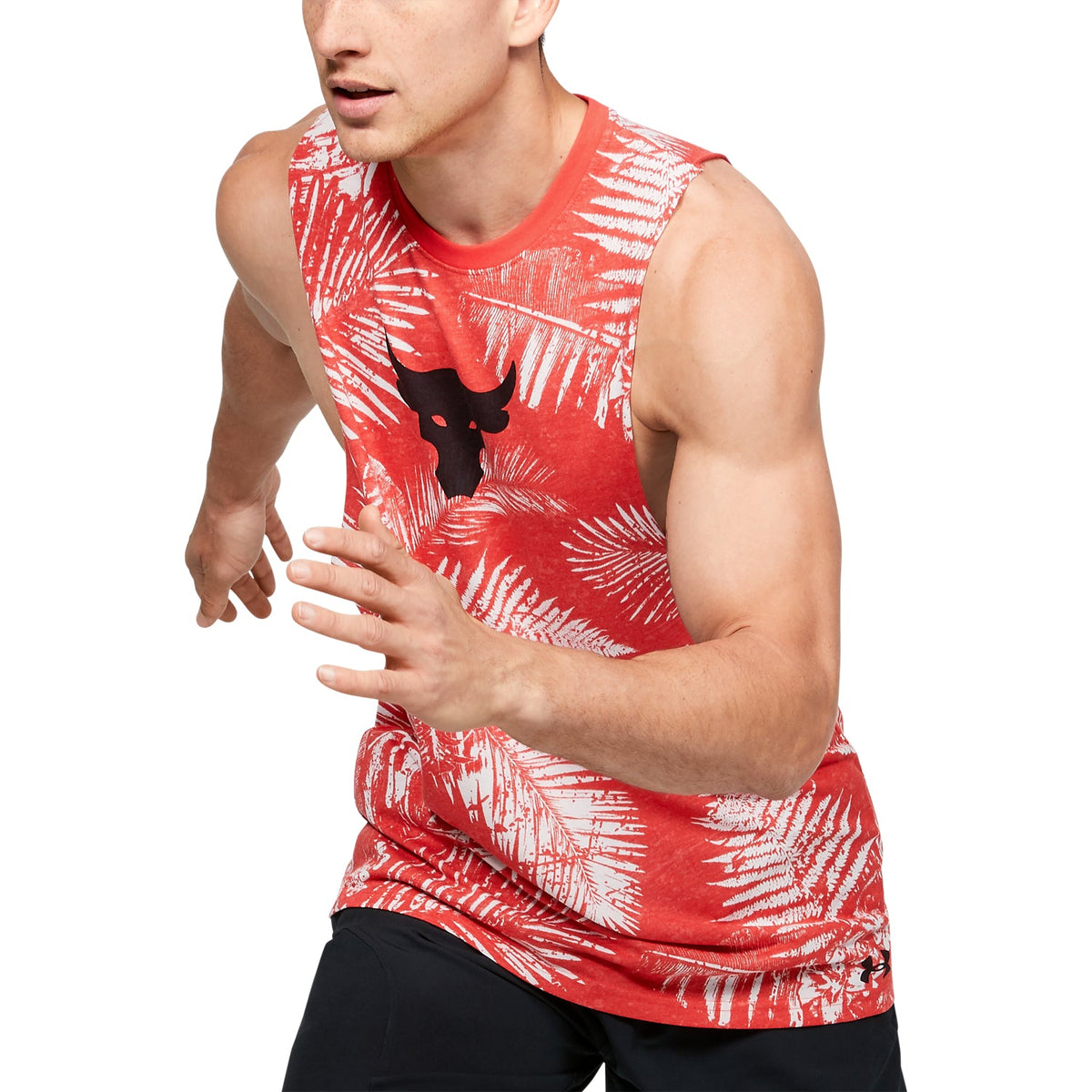 Polera sin Mangas Project Rock Aloha Camo para Hombre