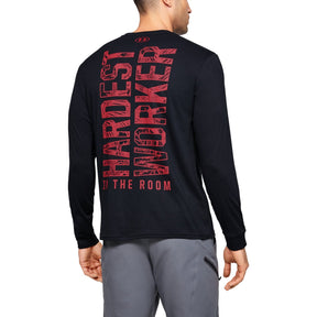 Polera Manga Larga Project Rock Hardest Worker para Hombre