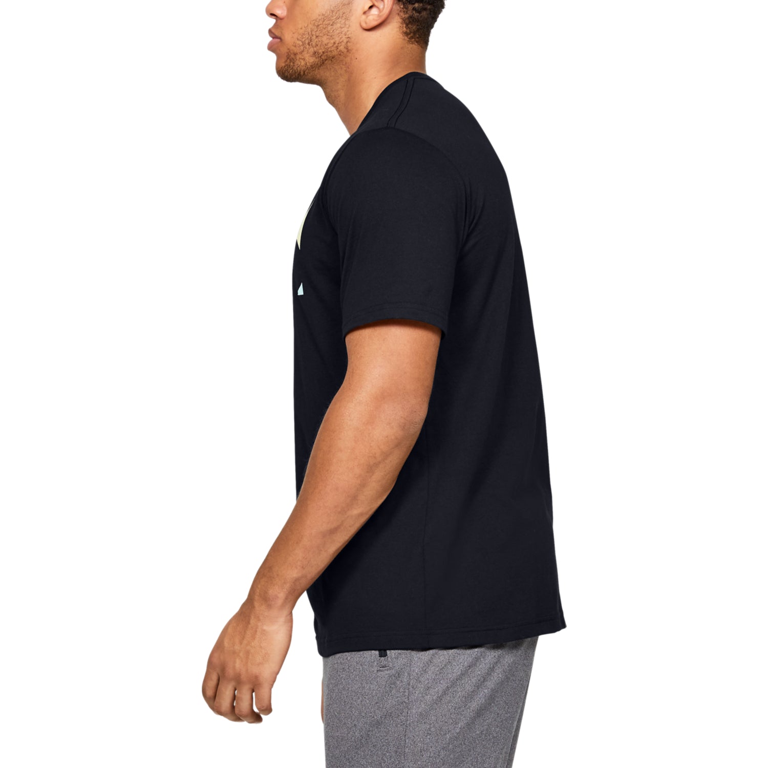 Polera Manga Corta UA Pastel Cut Off para Hombre