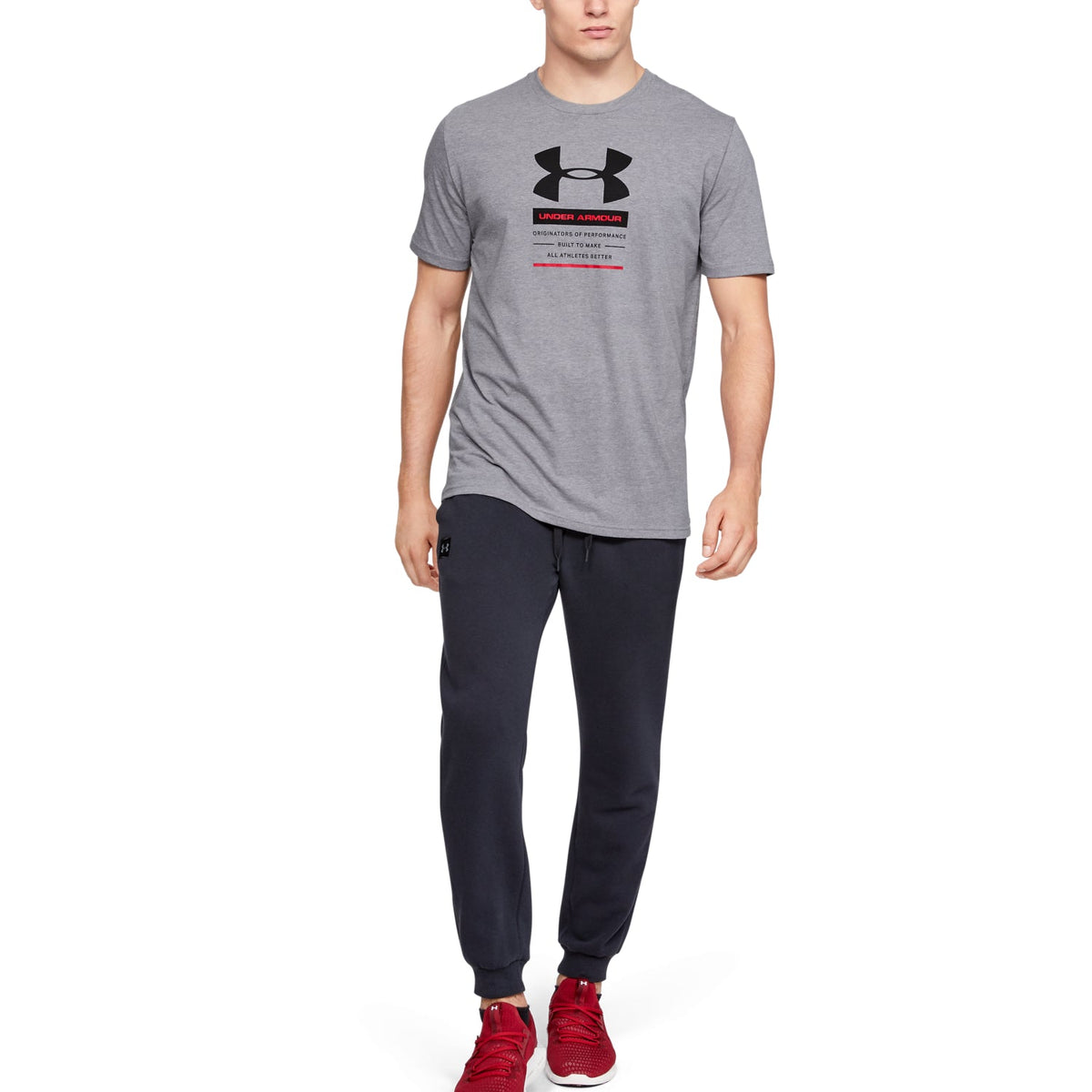 Polera Manga Corta UA Originators Of Performance Center para Hombre