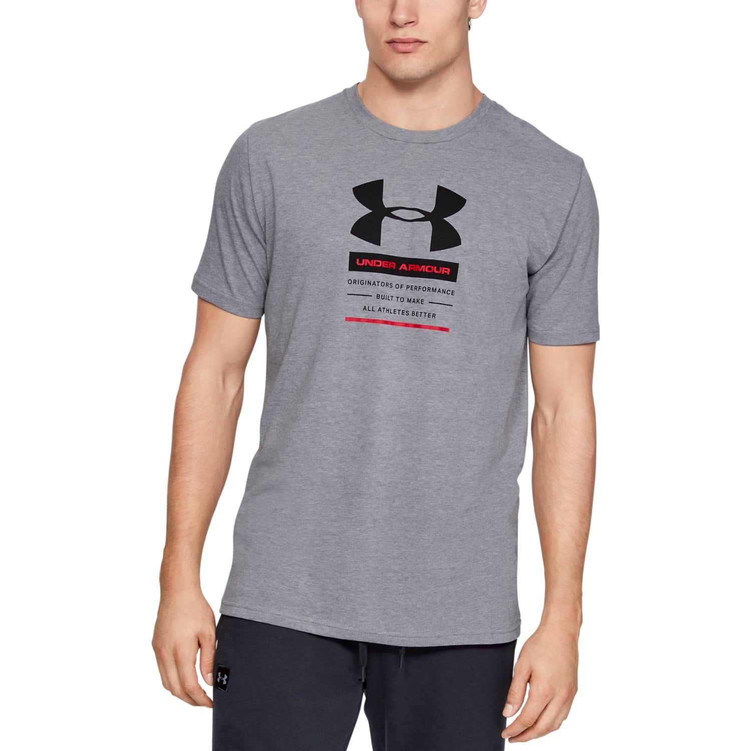 Polera Manga Corta UA Originators Of Performance Center para Hombre