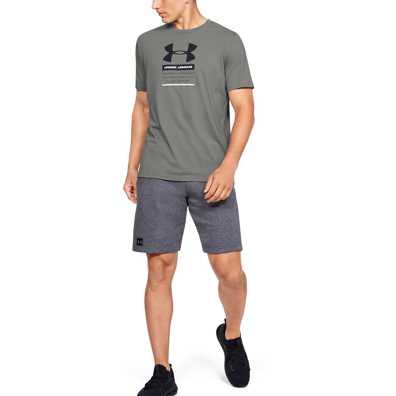 Polera Manga Corta UA Originators Of Performance Center para Hombre