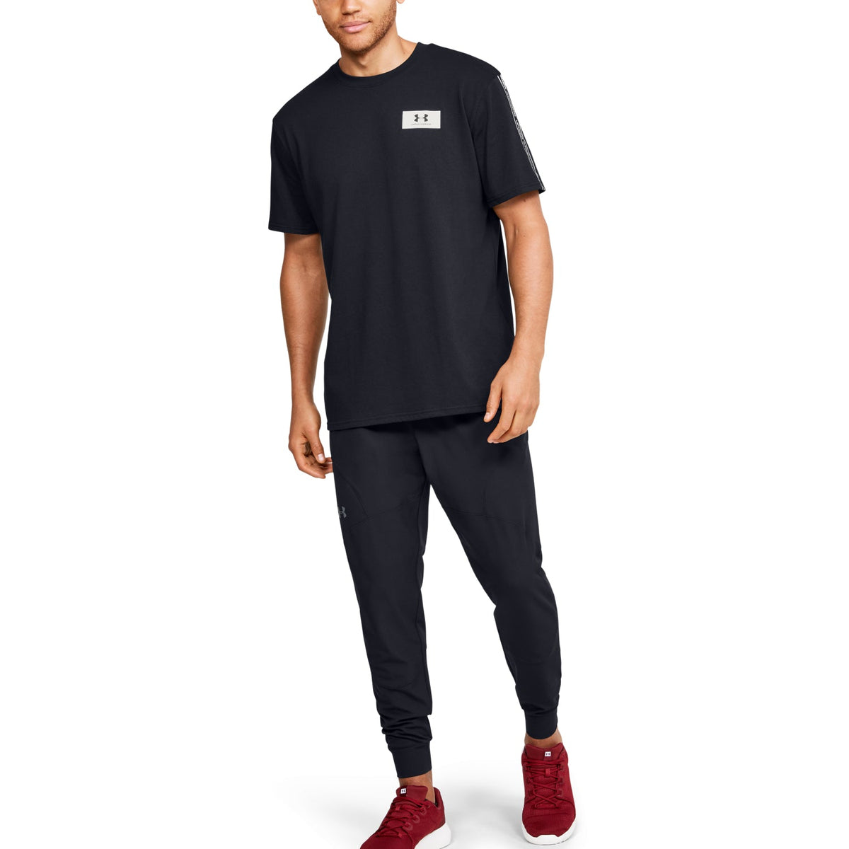 Polera Manga Corta UA Performance Shoulder para Hombre