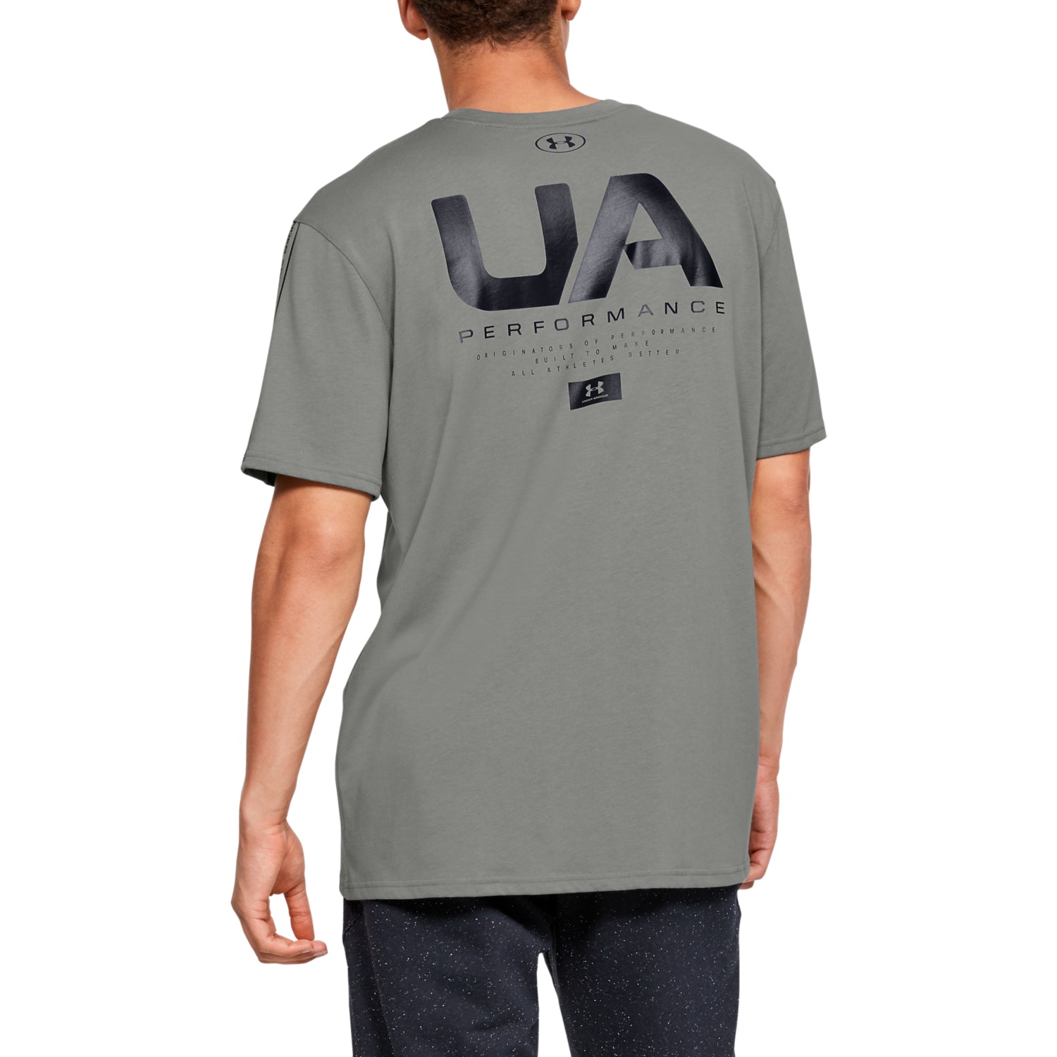 Polera Manga Corta UA Performance Shoulder para Hombre