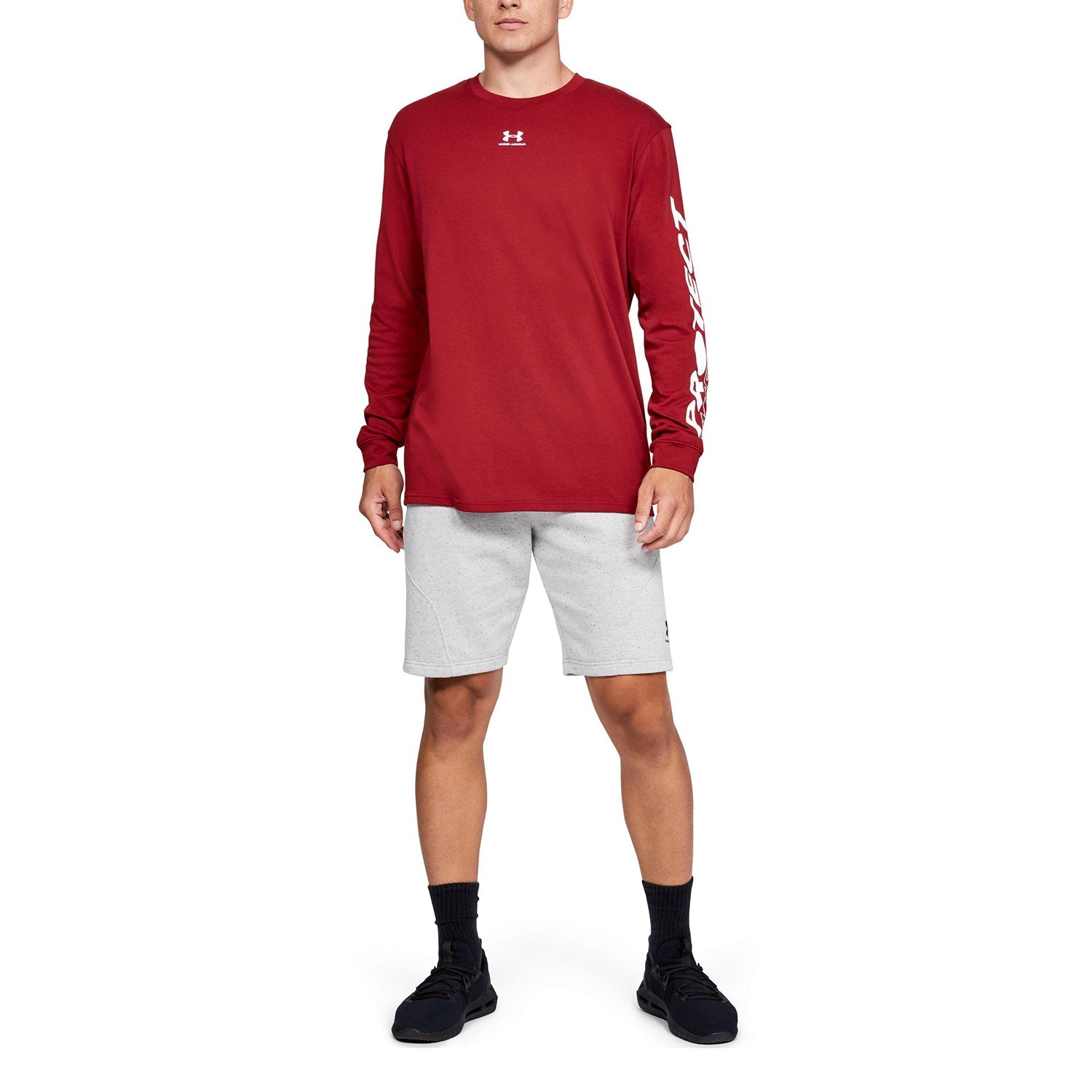 Shorts UA Speckled Fleece para Hombre
