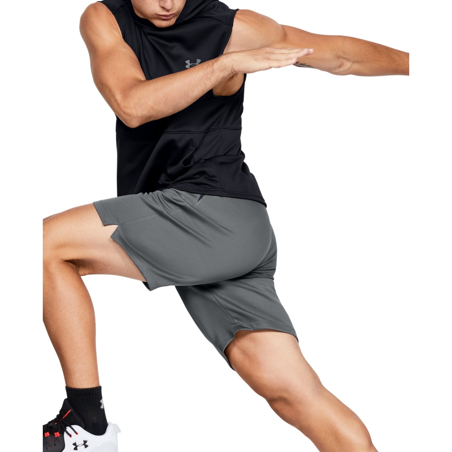 Polerón con Gorro Sin Mangas UA MK-1 para Hombre