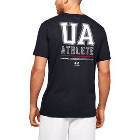 Polera Manga Corta UA Vertical Left Chest para Hombre