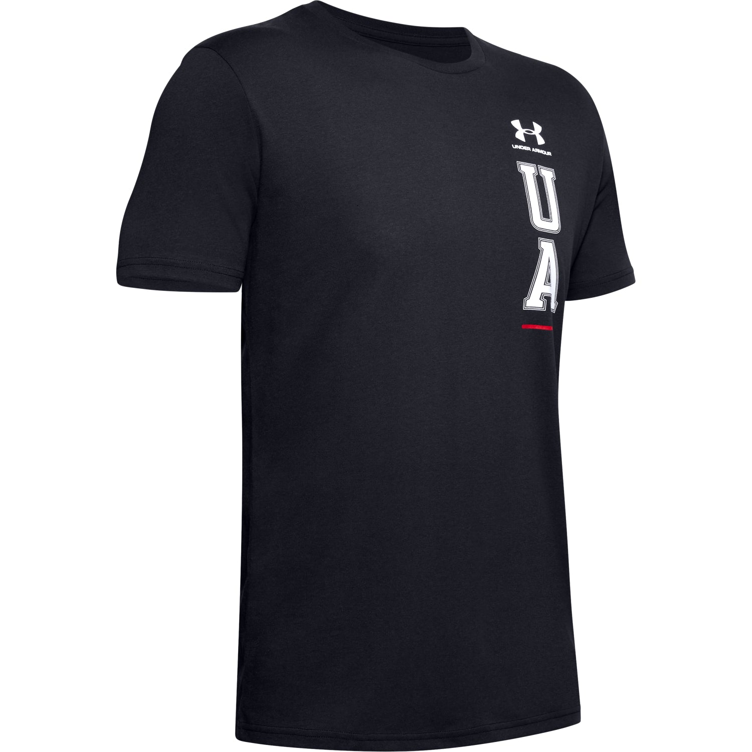 Polera Manga Corta UA Vertical Left Chest para Hombre