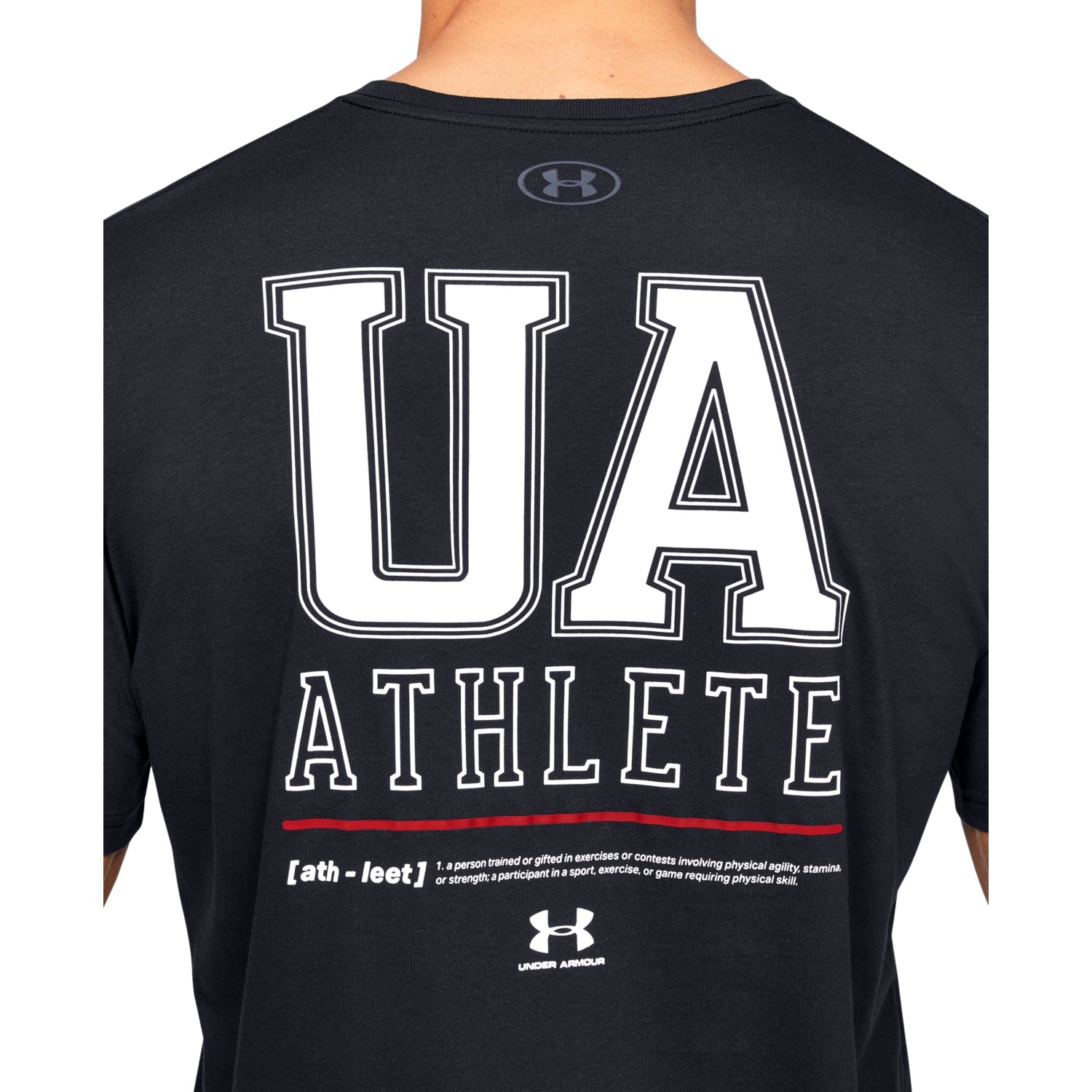 Polera Manga Corta UA Vertical Left Chest para Hombre