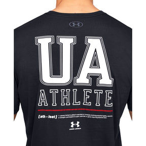 Polera Manga Corta UA Vertical Left Chest para Hombre