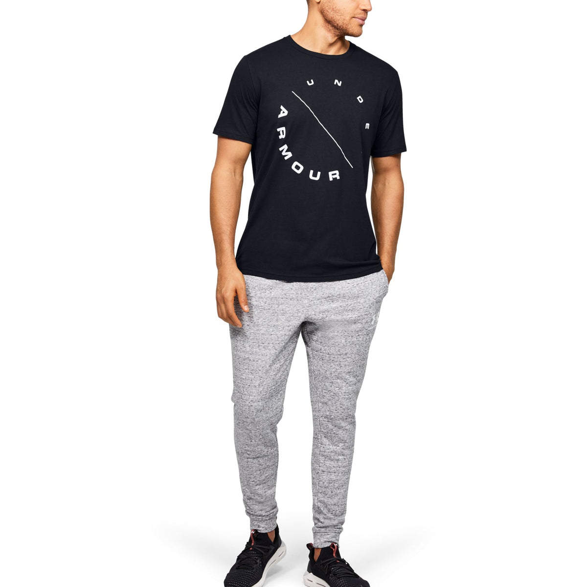 Polera Manga Corta UA Eclipse Circle para Hombre