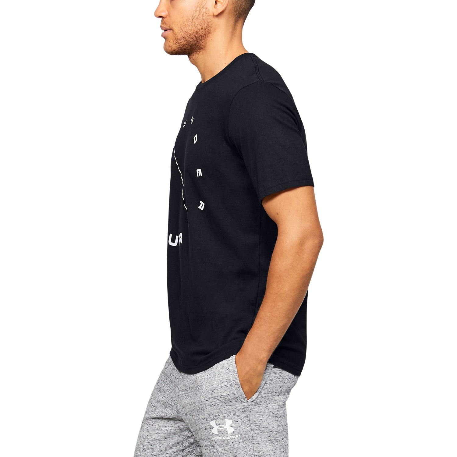 Polera Manga Corta UA Eclipse Circle para Hombre