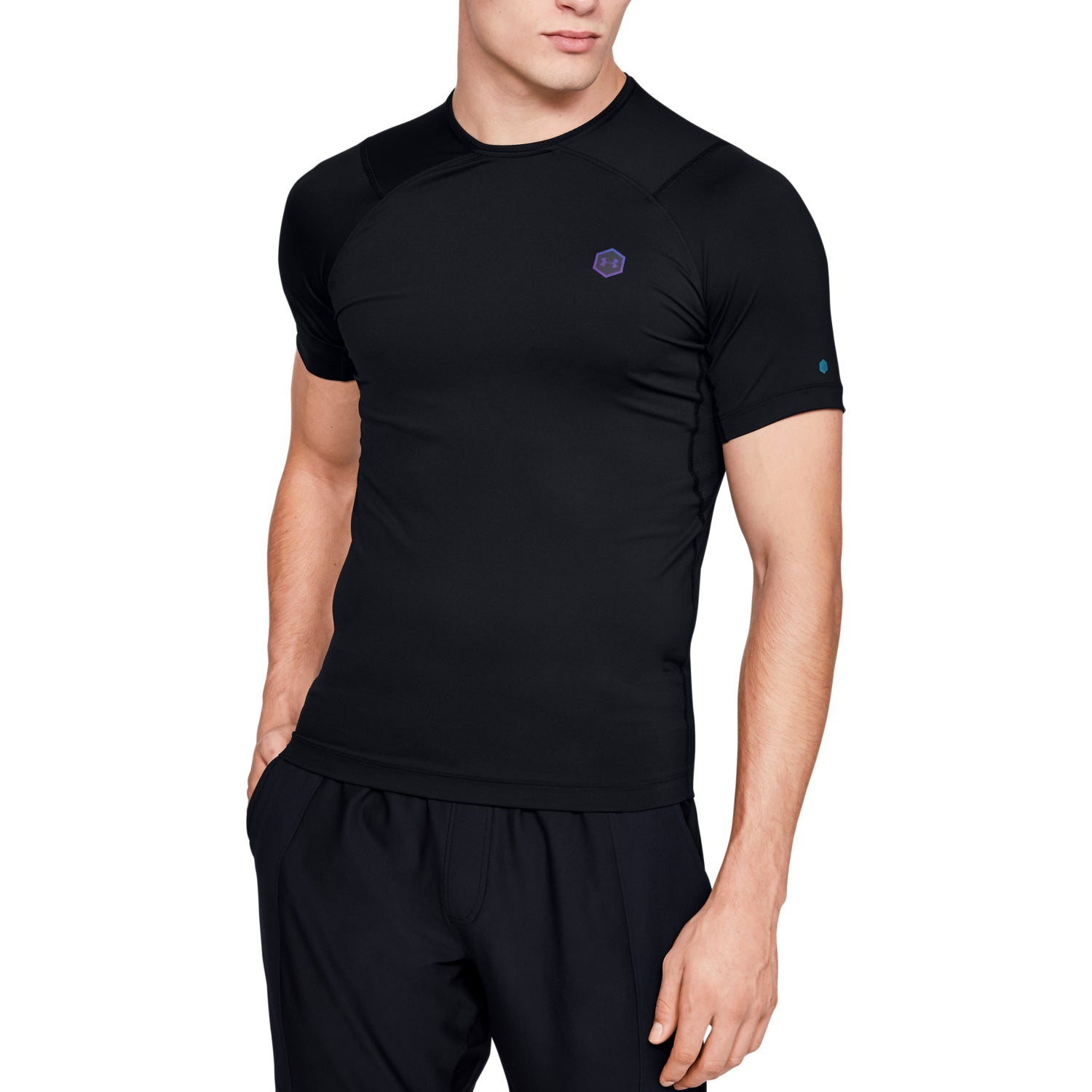 Polera Manga Corta UA RUSH™ HeatGear® Compression para Hombre