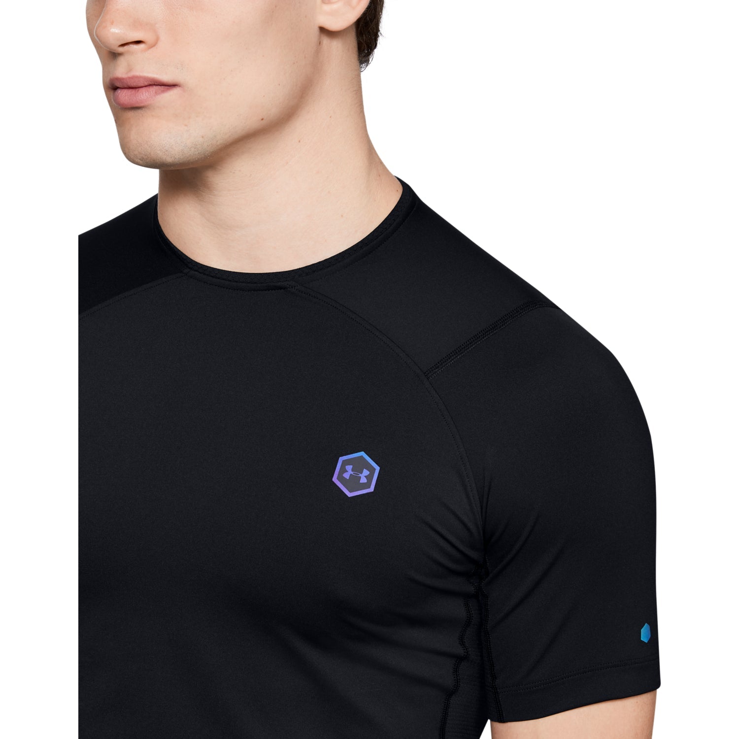 Polera Manga Corta UA RUSH™ HeatGear® Compression para Hombre