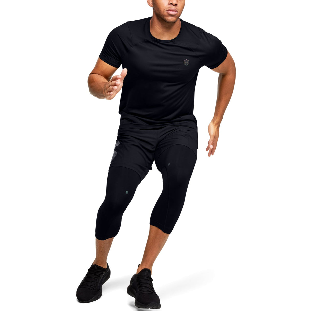 Polera Manga Corta UA RUSH™ HeatGear® Fitted para Hombre