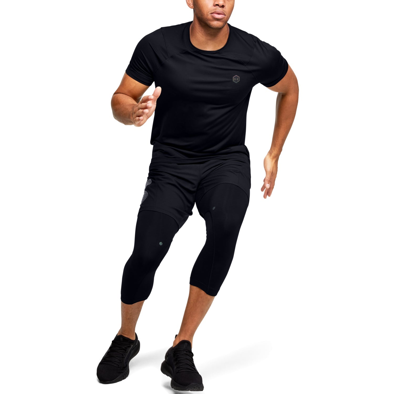 Polera Manga Corta UA RUSH™ HeatGear® Fitted para Hombre