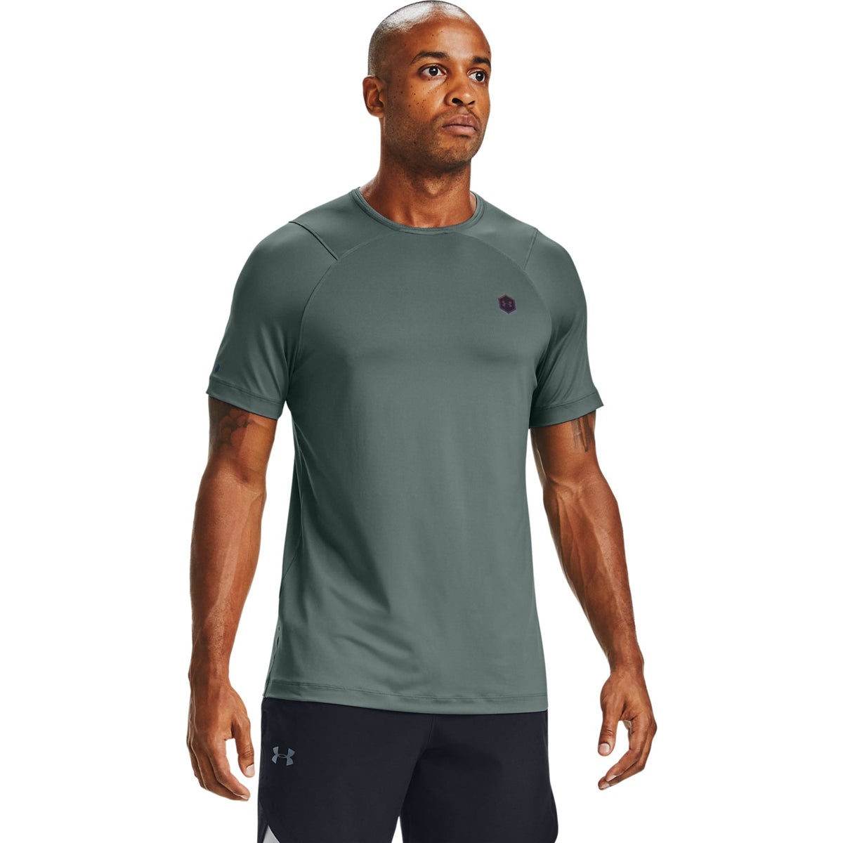 Polera Manga Corta UA RUSH™ HeatGear® Fitted para Hombre
