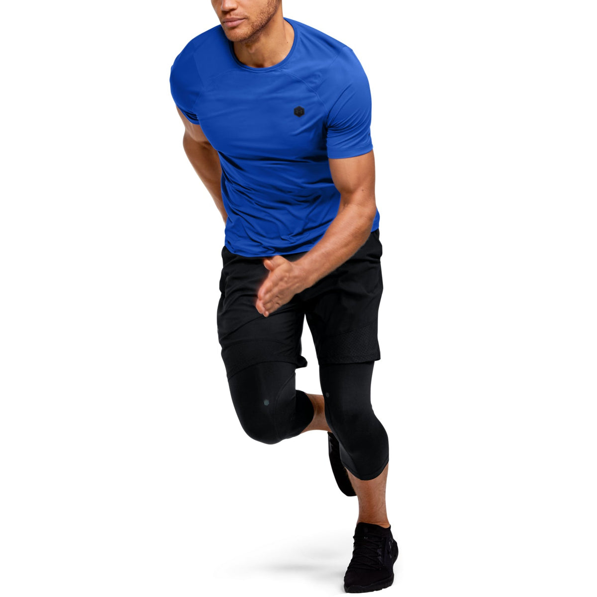 Polera Manga Corta UA RUSH™ HeatGear® Fitted para Hombre