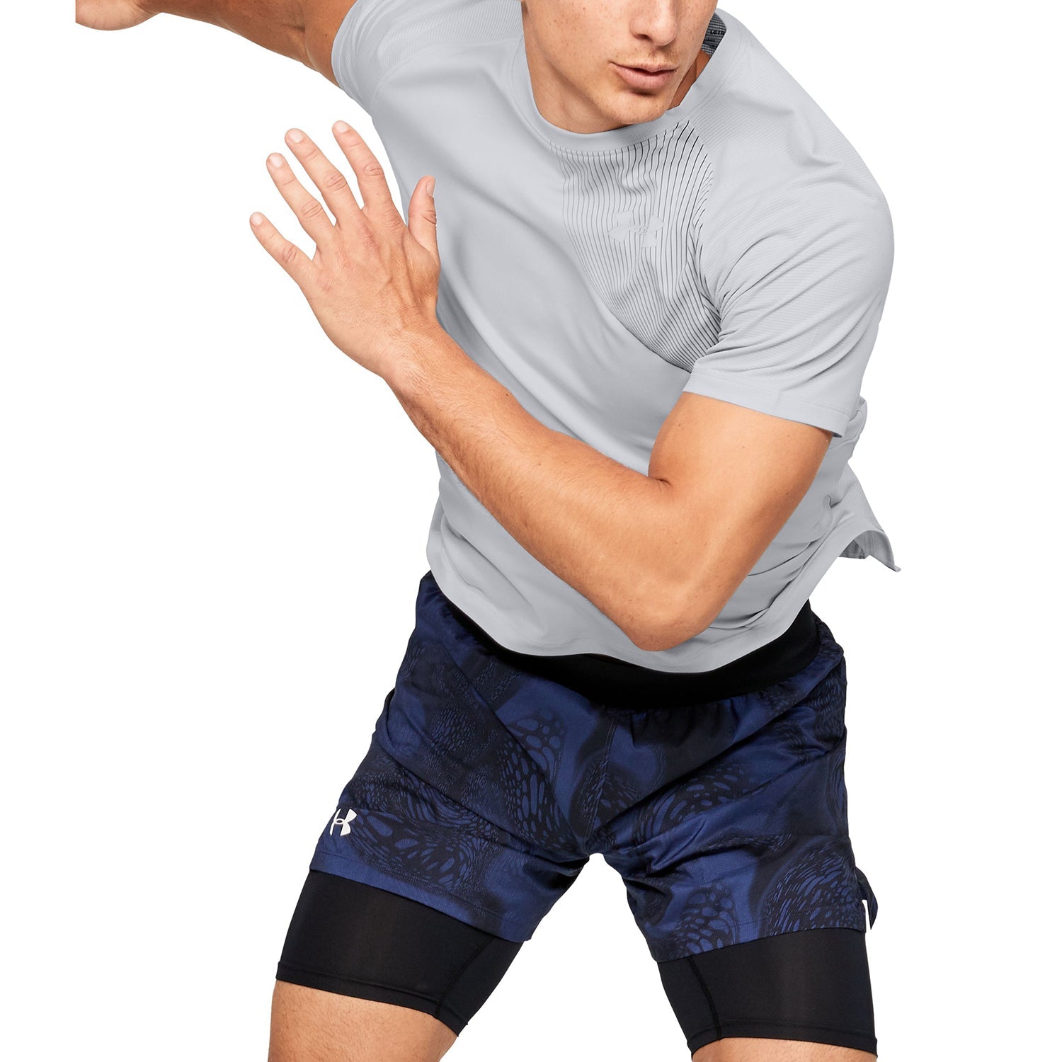 Polera Manga Corta UA Qualifier Iso-Chill Run para Hombre