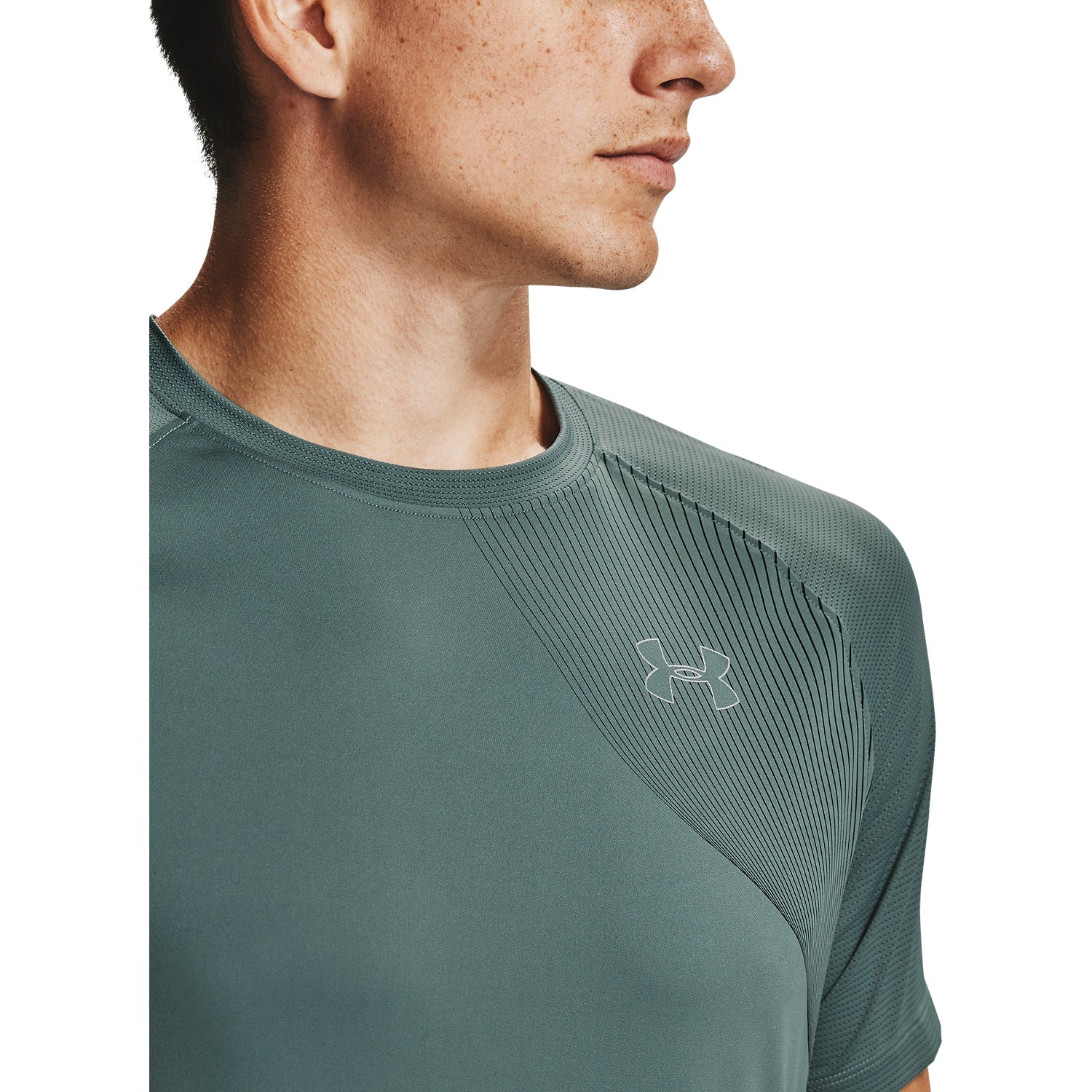 Polera Manga Corta UA Qualifier Iso-Chill Run para Hombre