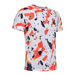 Polera Manga Corta UA Qualifier Run Iso-Chill Kazoku para Hombre