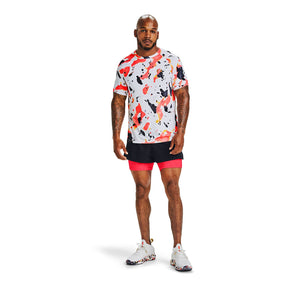 Polera Manga Corta UA Qualifier Run Iso-Chill Kazoku para Hombre