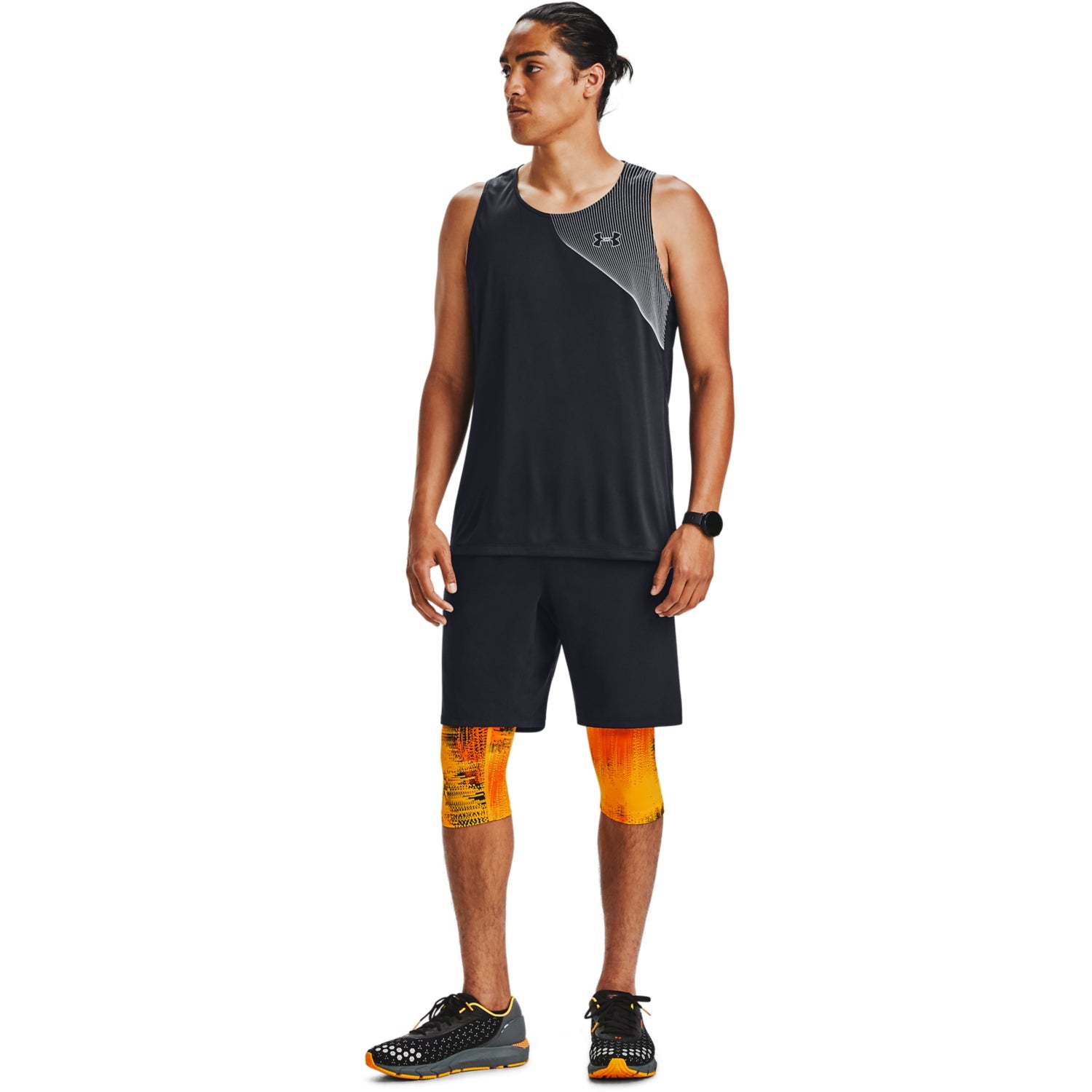 Shorts UA Launch SW Long 2-in-1 Printed para Hombre